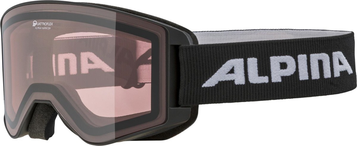 Alpina Narkoja Q Snowboardbrille Skibrille Quattroflex A7267 black 
